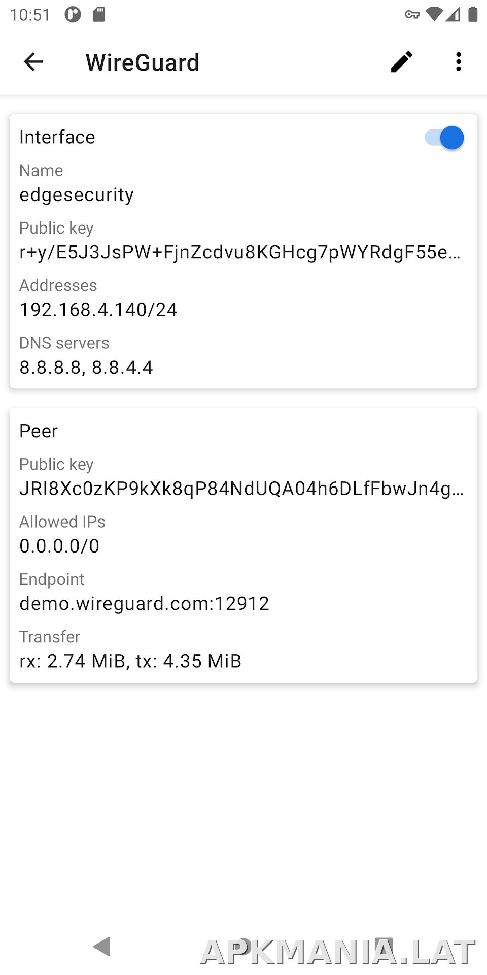 WireGuard скриншот 2